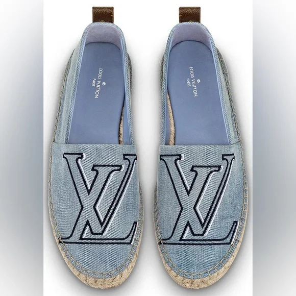 Luis Vuitton Seashore Espadrille Bleu Jeans